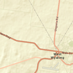 West Wyalong Street Map