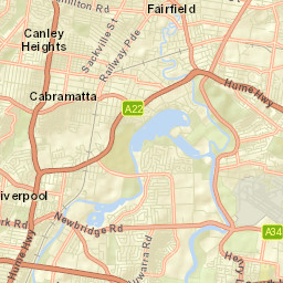 Milperra Street Map