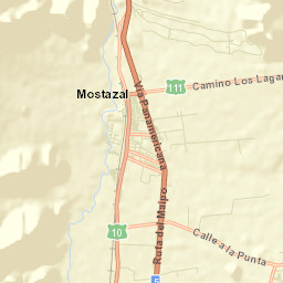 Mostazal Street Map