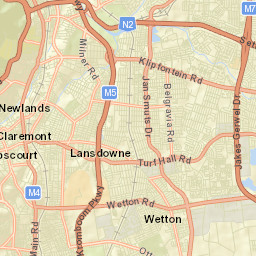 Rosebank Street Map
