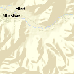 Alhué Street Map