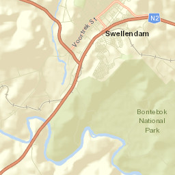 Swellendam Street Map
