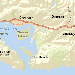 Knysna Street Map