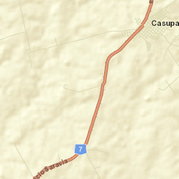 Casupá Street Map