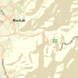Machalí Street Map