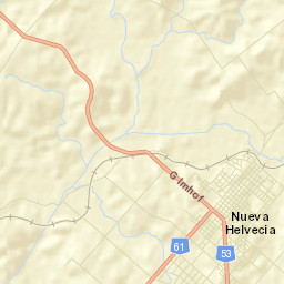 Nueva Helvecia Street Map