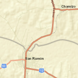 San Ramón Street Map