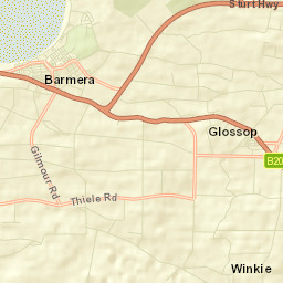 Berri and Barmera Street Map