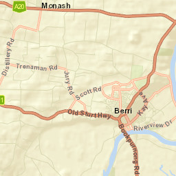 Berri Street Map