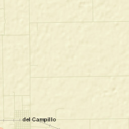 Del Campillo Street Map