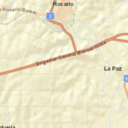 Rosario Street Map