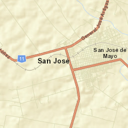 San José de Mayo Street Map