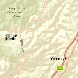 Hill Top Street Map