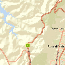 Russell Vale Street Map
