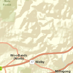 Mittagong Street Map