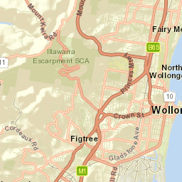 Towradgi Street Map
