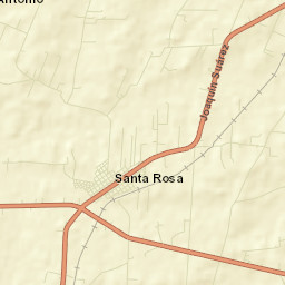 Santa Rosa Street Map