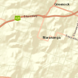 Greenock Street Map
