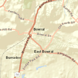 Bowral Street Map