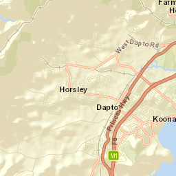 Kanahooka Street Map