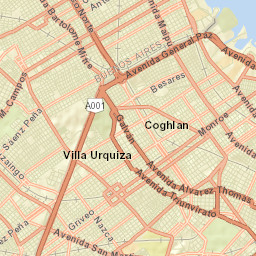 Villa Ortúzar Street Map