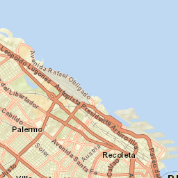 Retiro Street Map