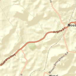 Moss Vale Street Map