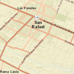 San Rafael Street Map