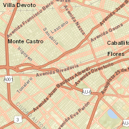 Villa Santa Rita Street Map
