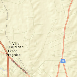 Progreso Street Map