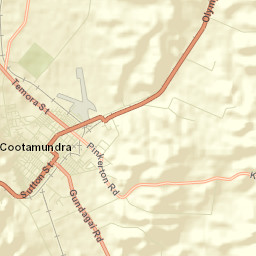 Cootamundra Street Map
