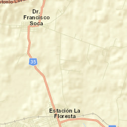 Las Toscas Street Map
