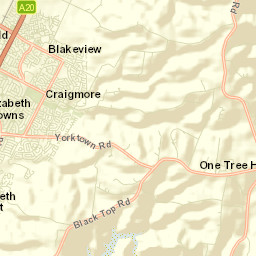 One Tree Hill Street Map