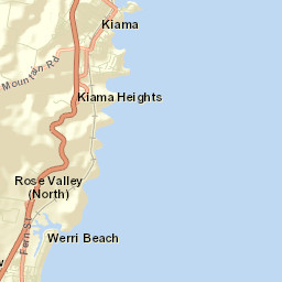 Kiama Street Map