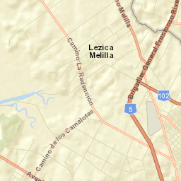 Pajas Blancas Street Map