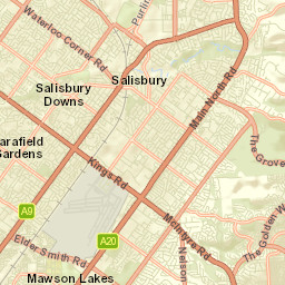 Parafield Gardens Street Map