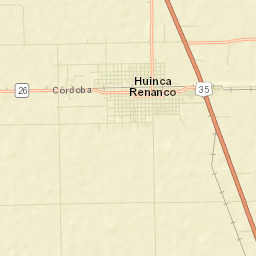 Huinca Renancó Street Map