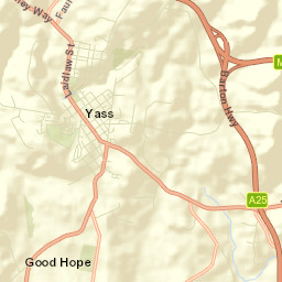 Yass Street Map
