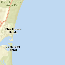 Shoalhaven Heads Street Map