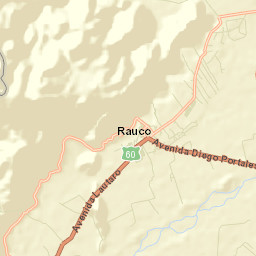 Rauco Street Map