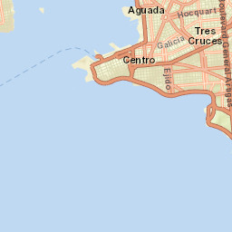 Tres Cruces Street Map