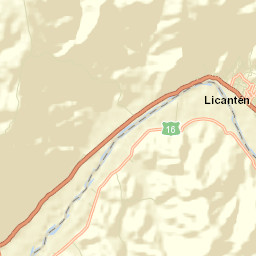 Licantén Street Map