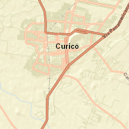 Curicó Street Map