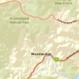 Basin View Street Map