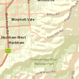 Woodcroft Street Map
