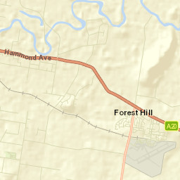 Forest Hill Street Map