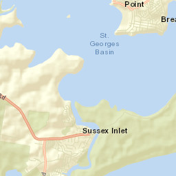 Sussex Inlet Street Map