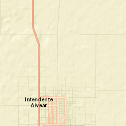 Intendente Alvear Street Map