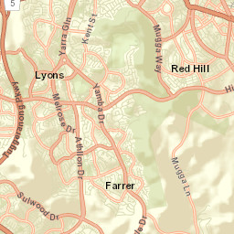Hughes Street Map