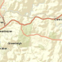 Queanbeyan East Street Map